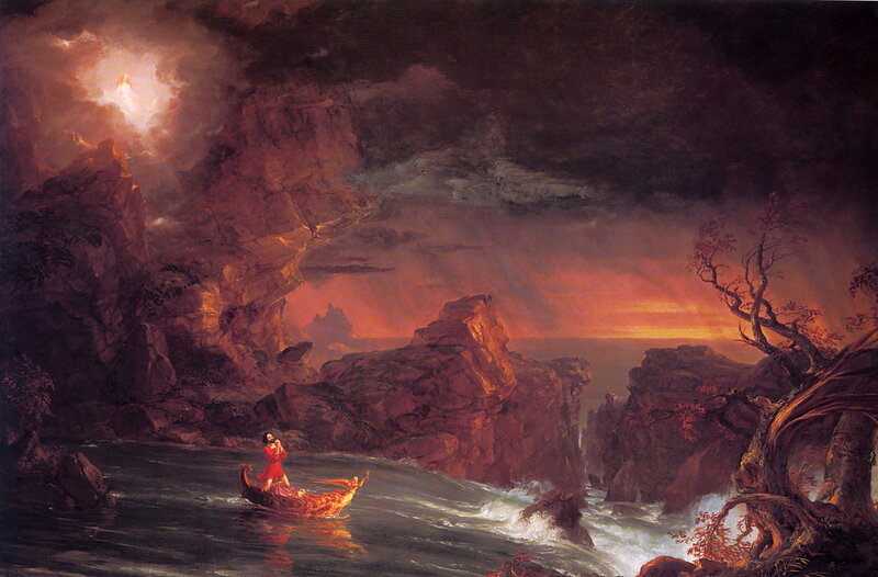 Dante's Inferno boat scene