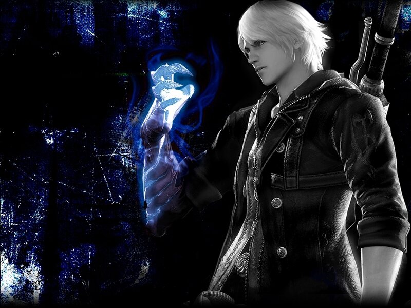 Dante with demonic hand