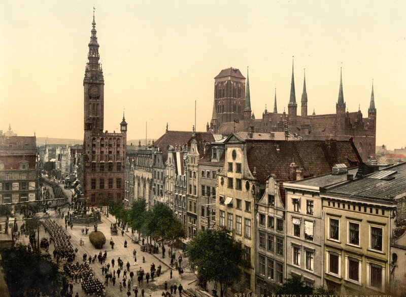 Danzig Cityscape — Brown