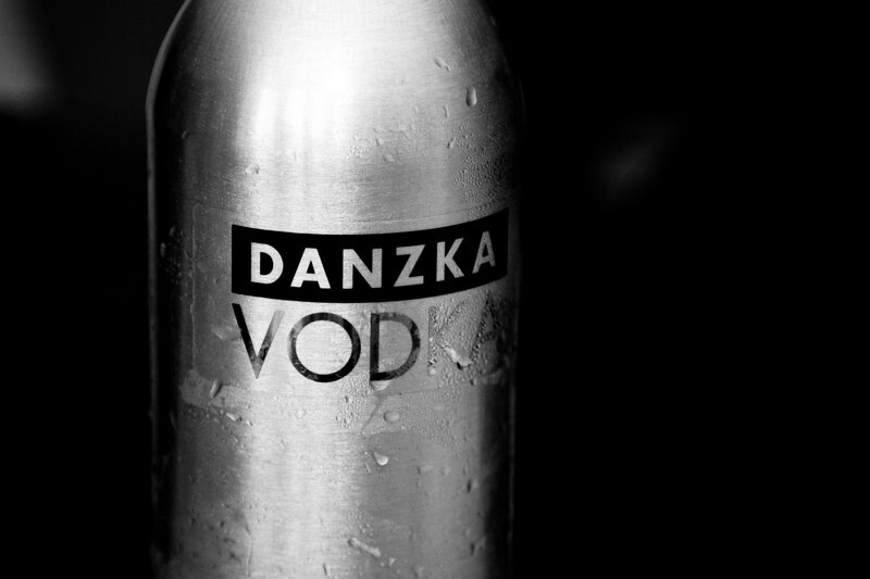 Danzka Vodka bottle