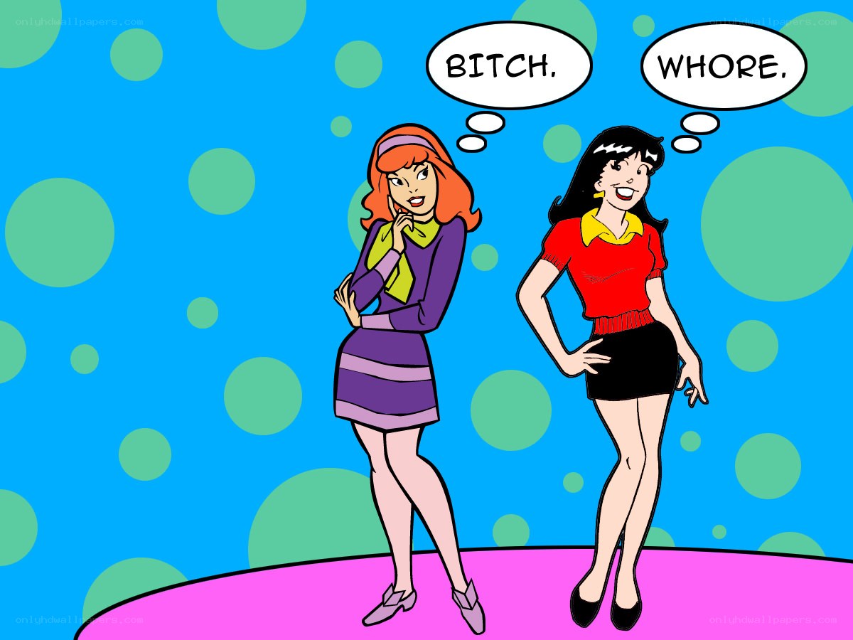 Daphne and Betty in cartoon