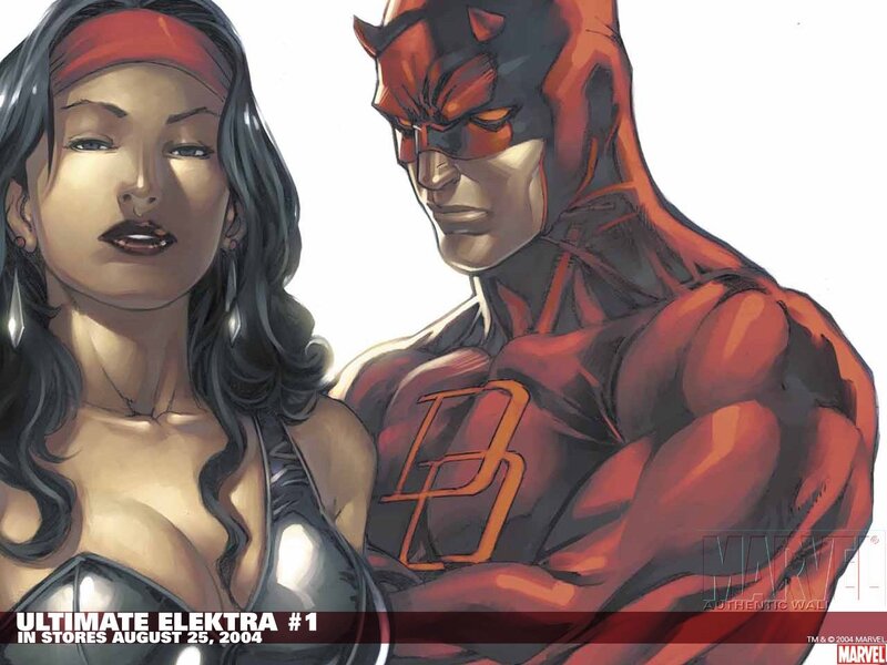 Daredevil and Elektra comic cover