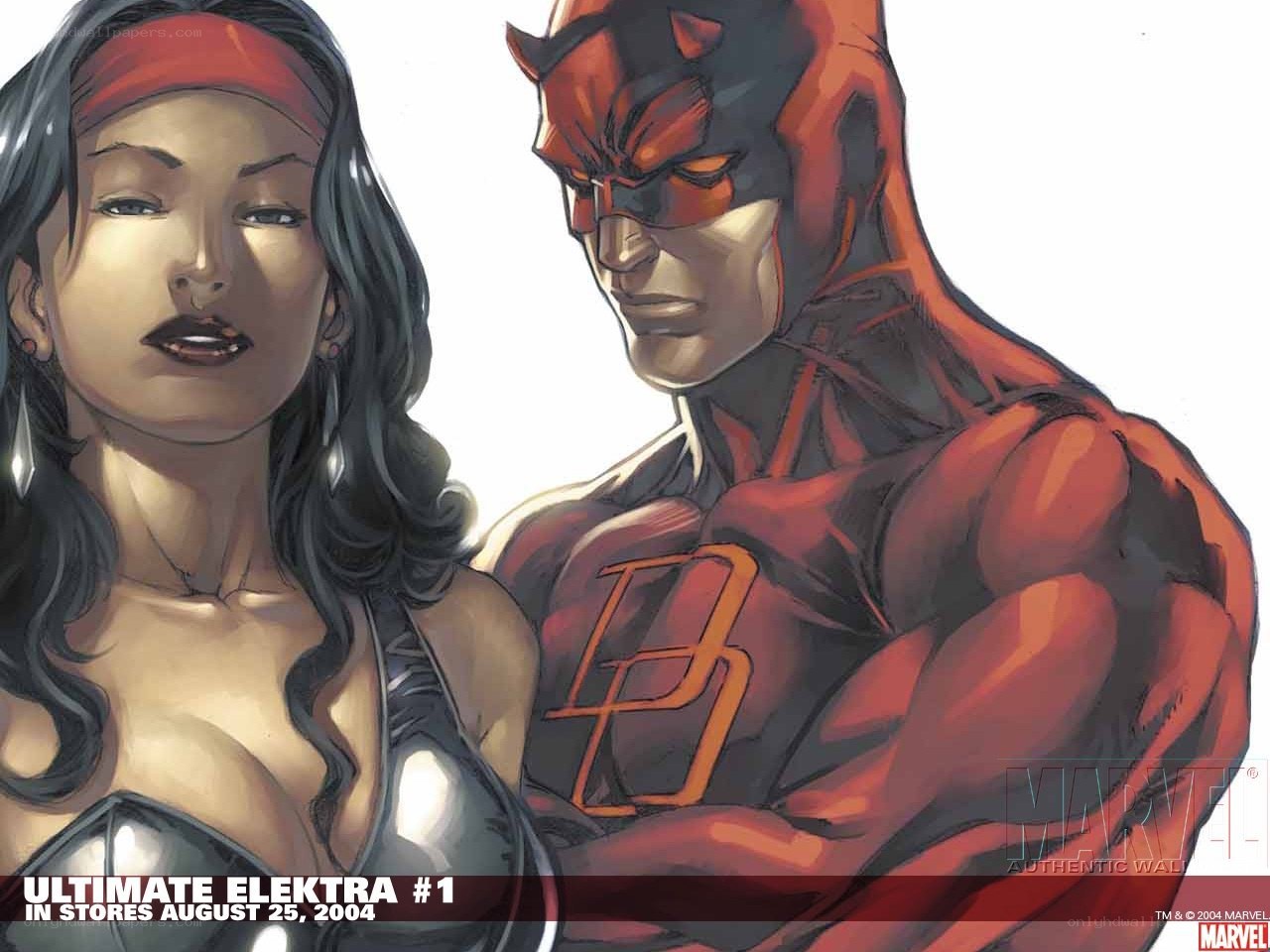 Daredevil and Elektra comic cover