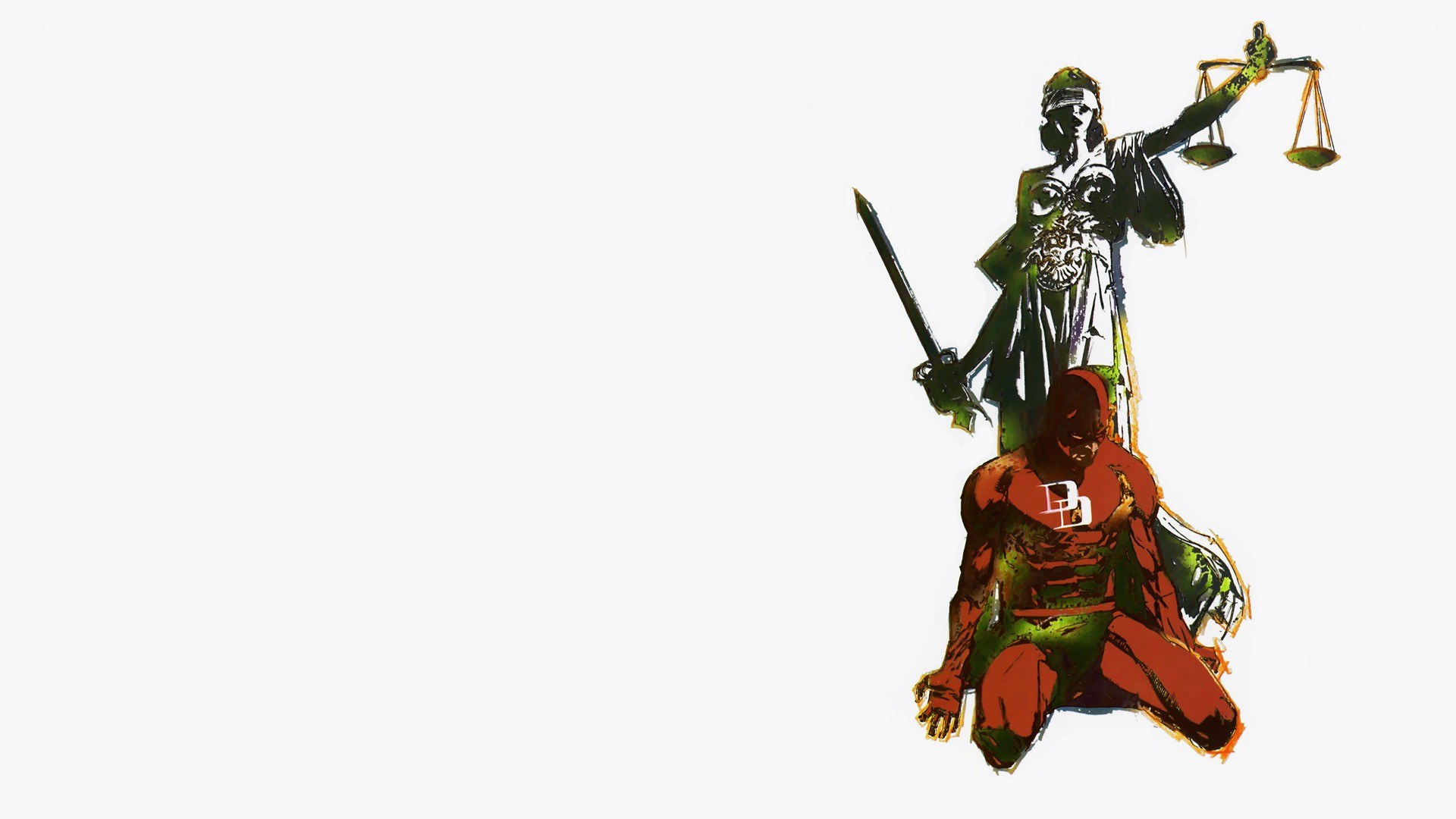 Daredevil and Lady Justice
