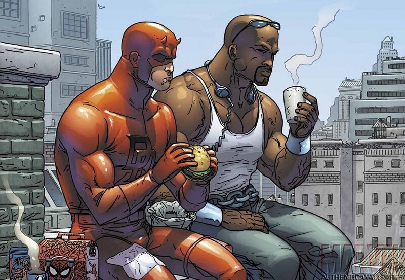 Daredevil and Luke Cage