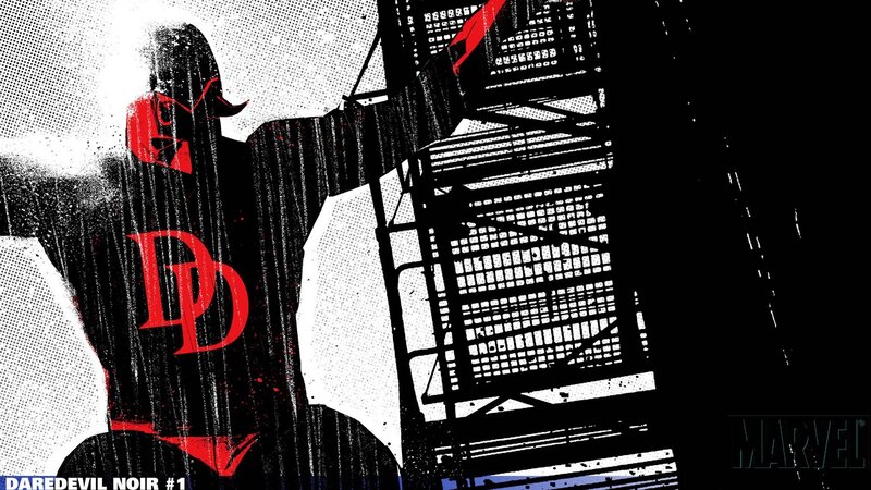 Daredevil Character — Black, Dramatic, Night
