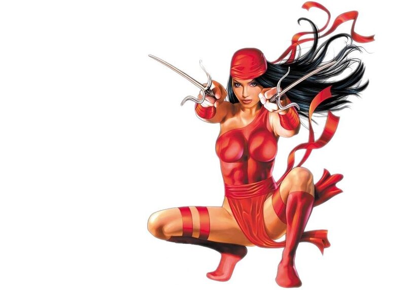 Daredevil character in red suit