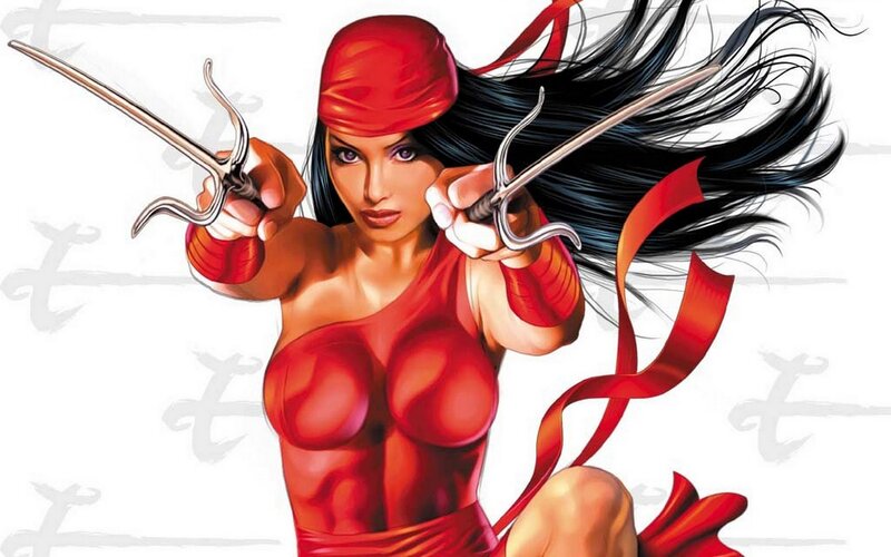 Daredevil character in red