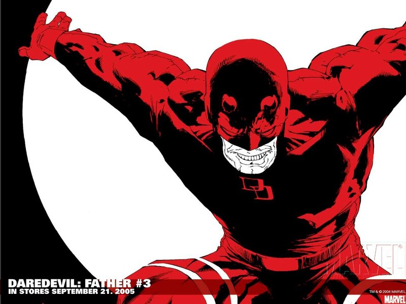 Daredevil Character — Red, Dramatic, Comic, Comic Book Art
