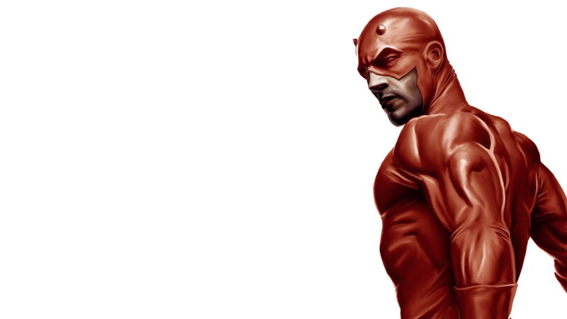 Daredevil Character — Red, Serious