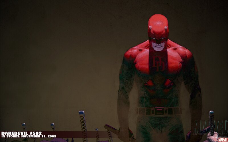 Daredevil Character Standing — Red