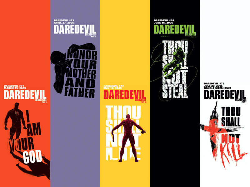 Daredevil Comic Book Covers