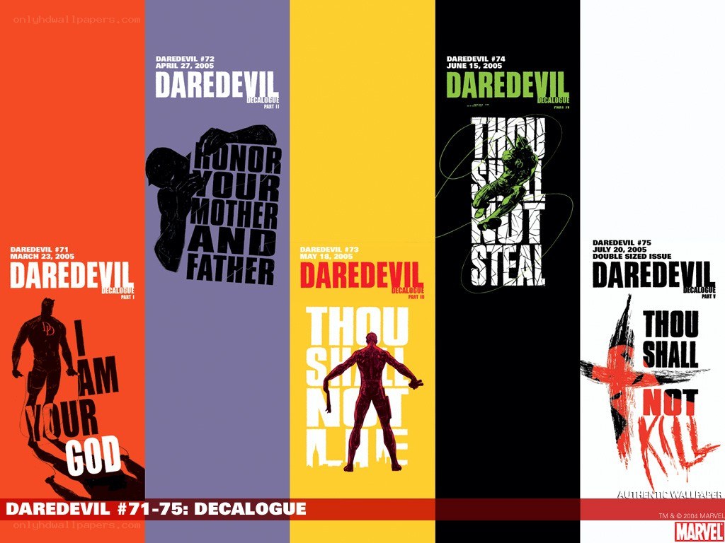 Daredevil Decalogue Covers