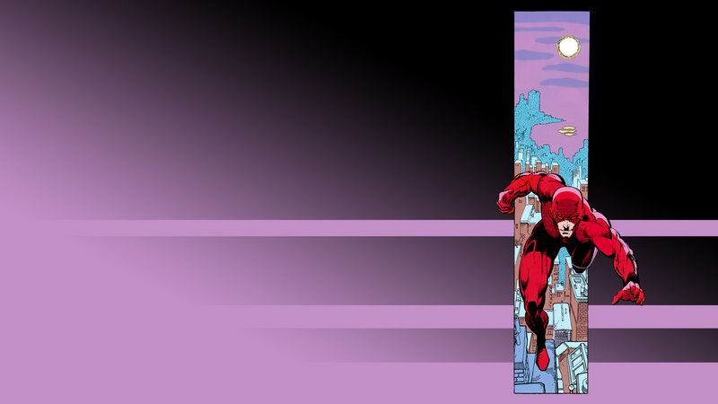 Daredevil in cityscape