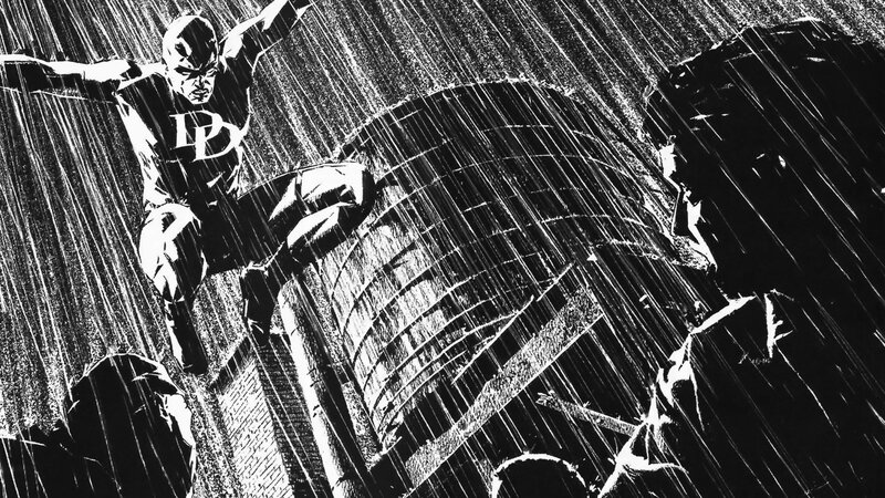Daredevil in Rain — Black