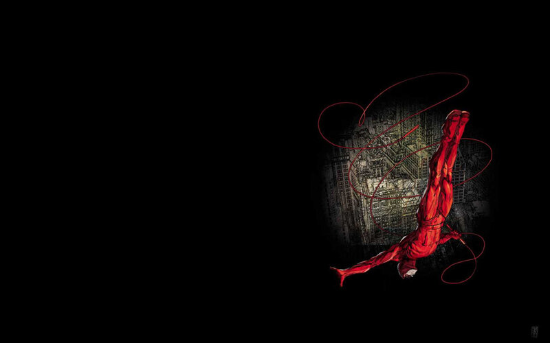 Daredevil in red suit