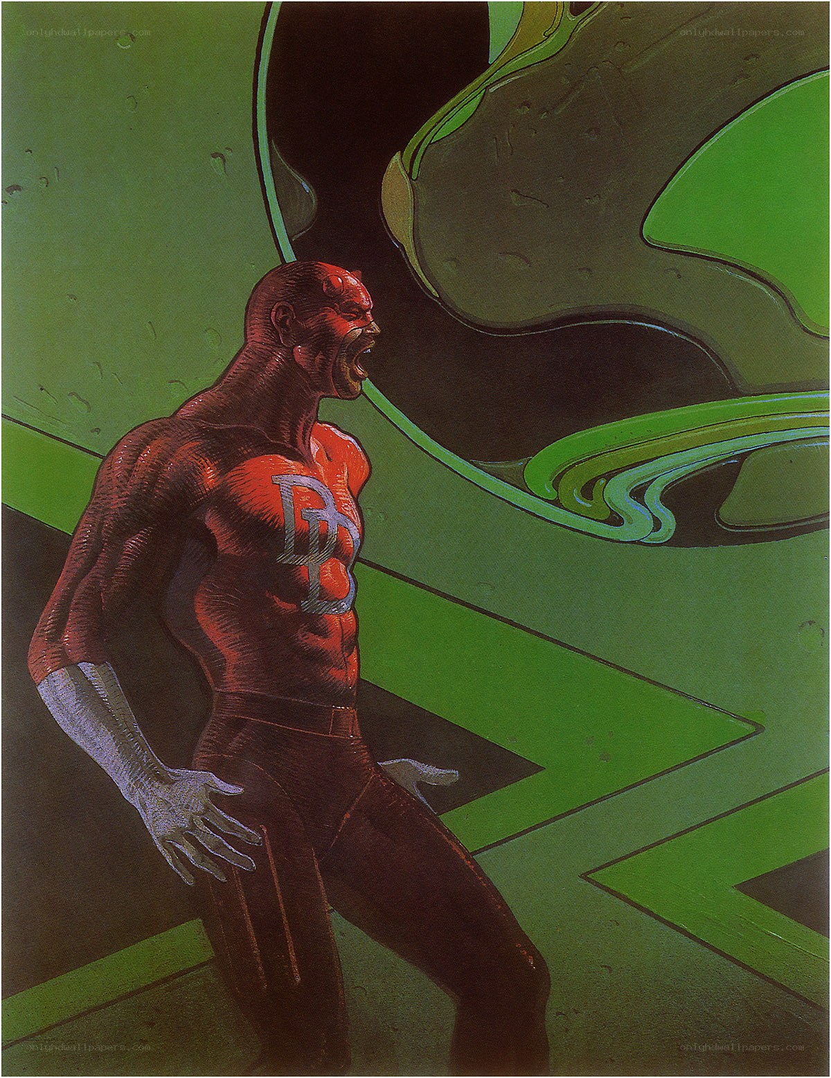 Daredevil in red suit