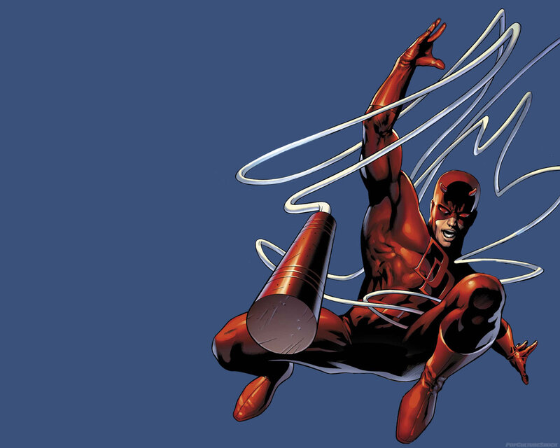 Daredevil in Red Suit — Action
