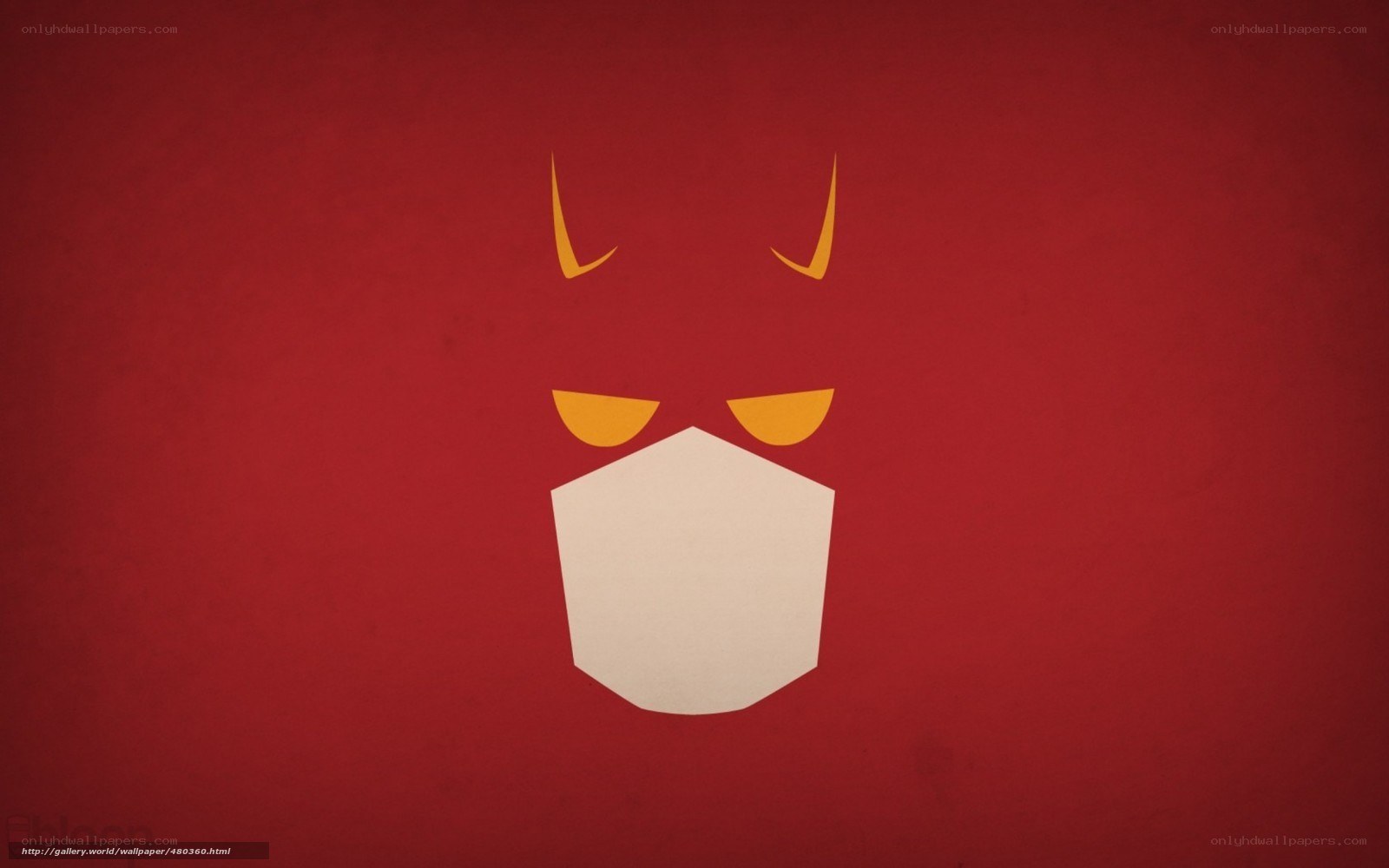 Daredevil logo minimalist art