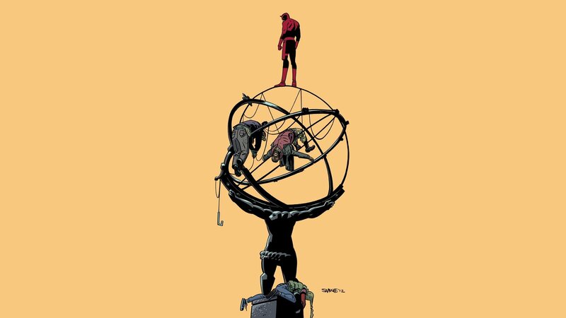 Daredevil on Statue