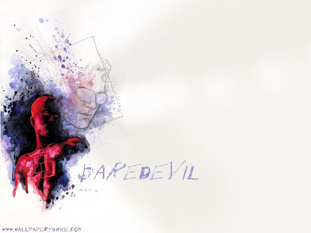 Daredevil watercolor illustration