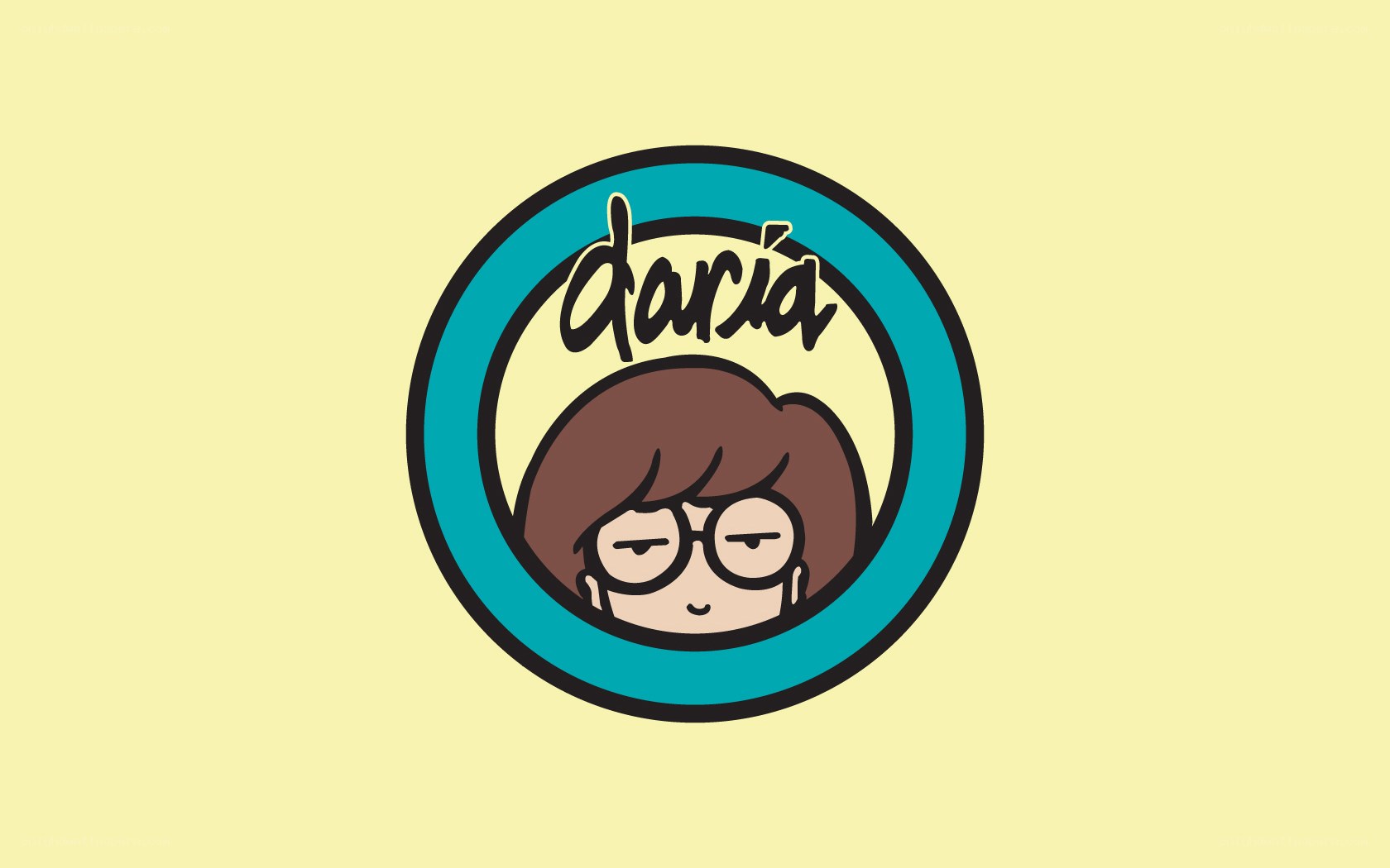 Daria character logo