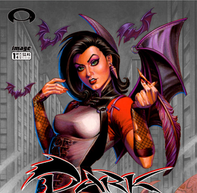 Dark: A vampire woman with wings