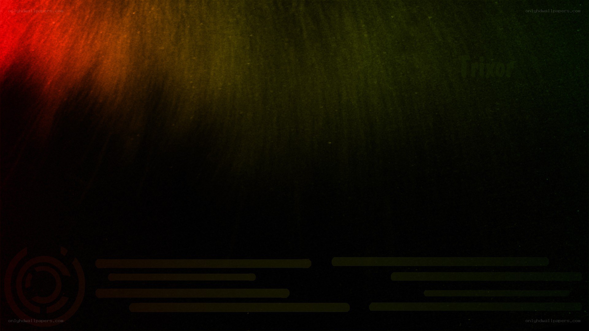 dark abstract background with red and green light
