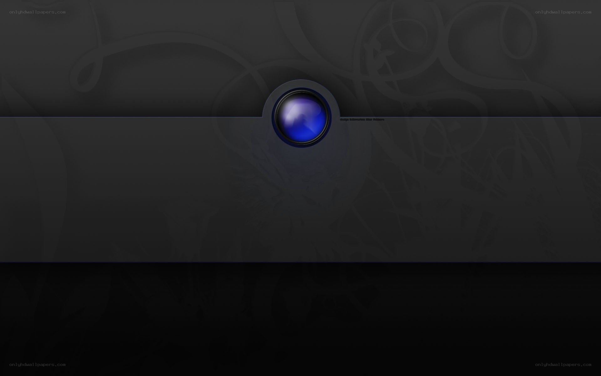 dark abstract blue button