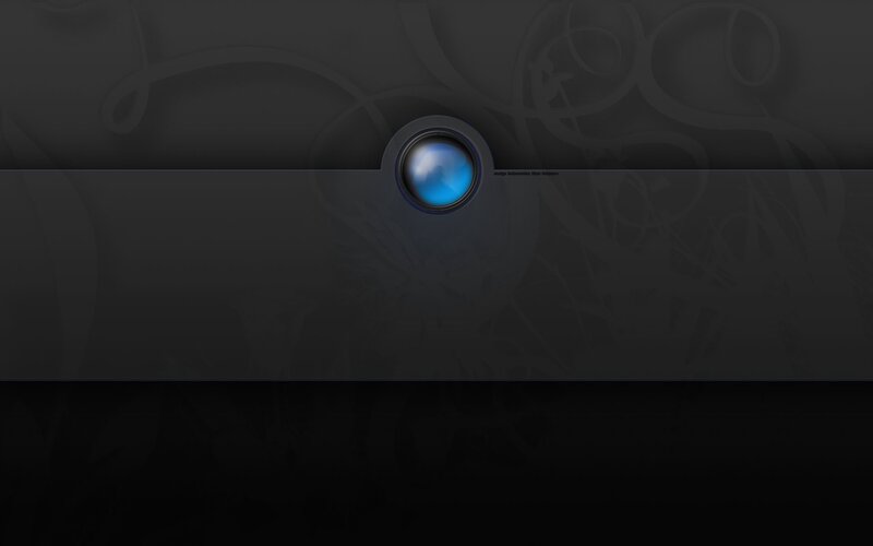 dark abstract blue sphere