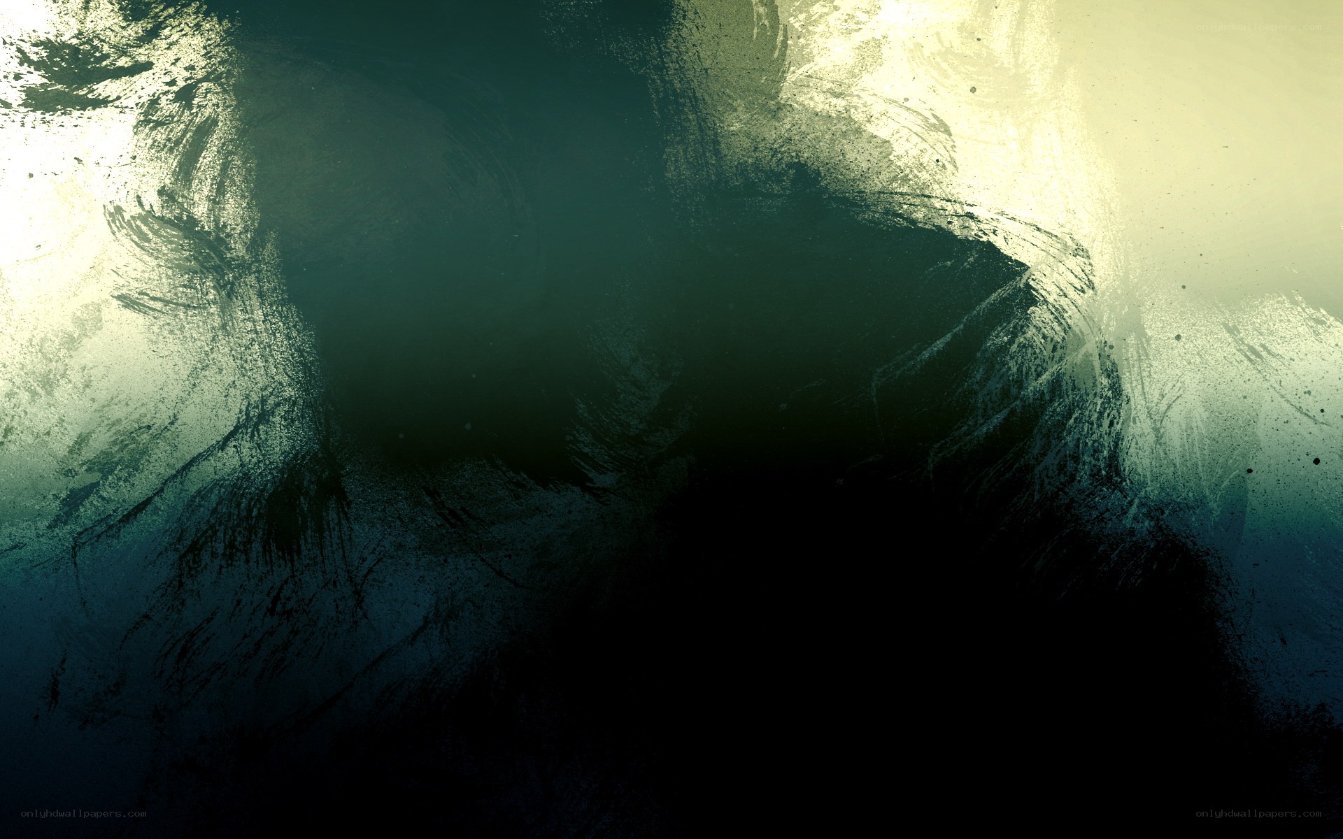 dark abstract brushstroke art