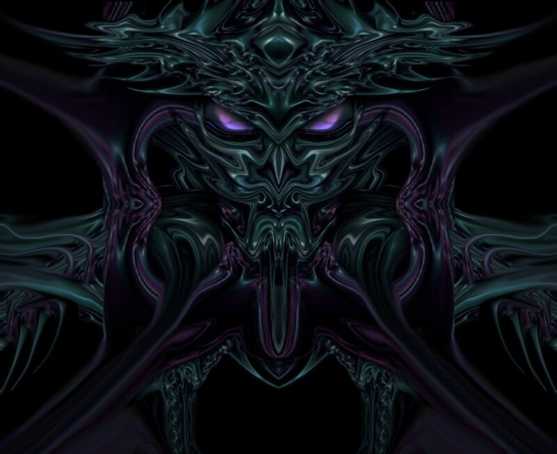 Dark Abstract Creature