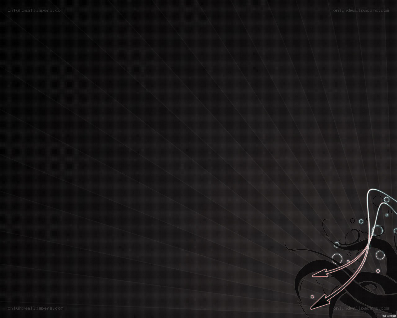 dark abstract design with arrows