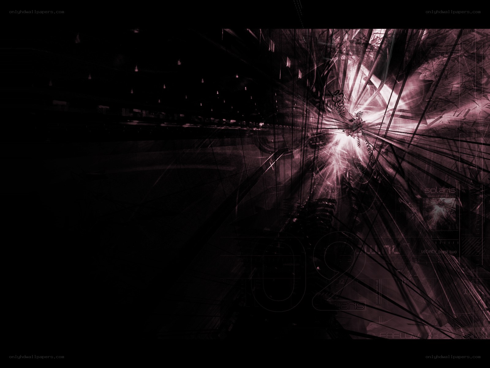 dark abstract digital art
