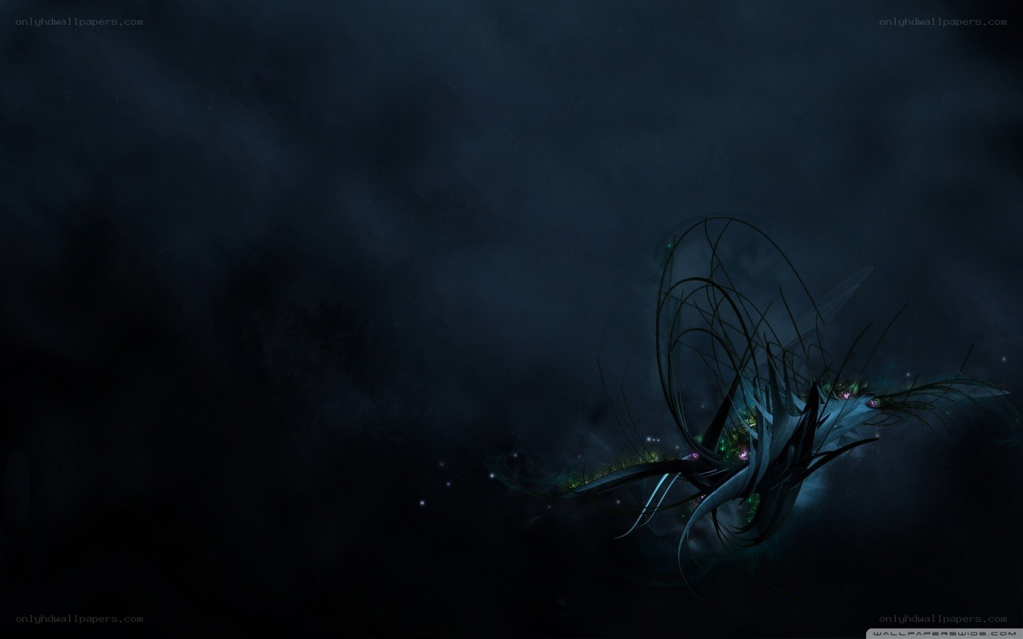 dark abstract digital art