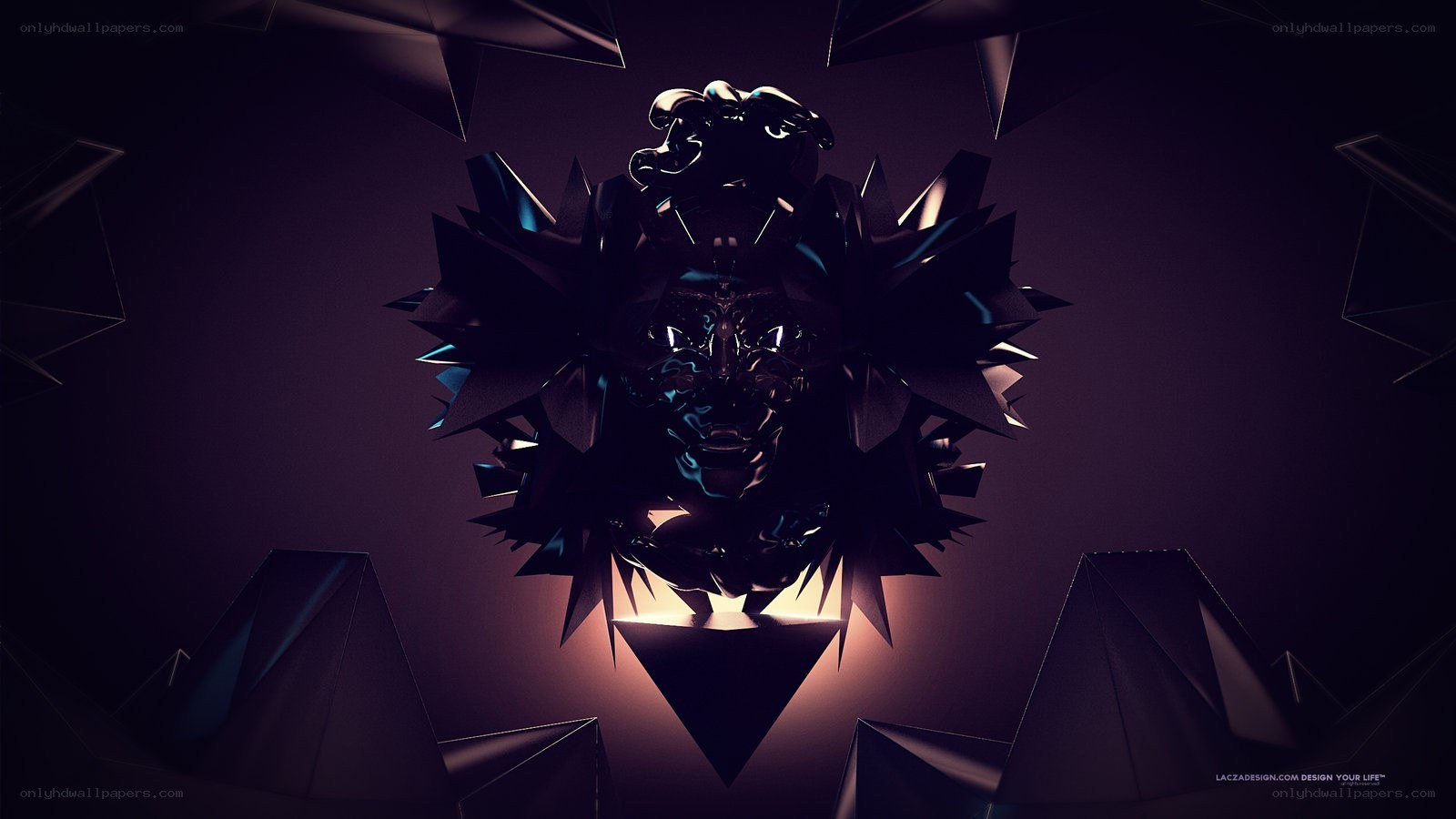 dark abstract digital art