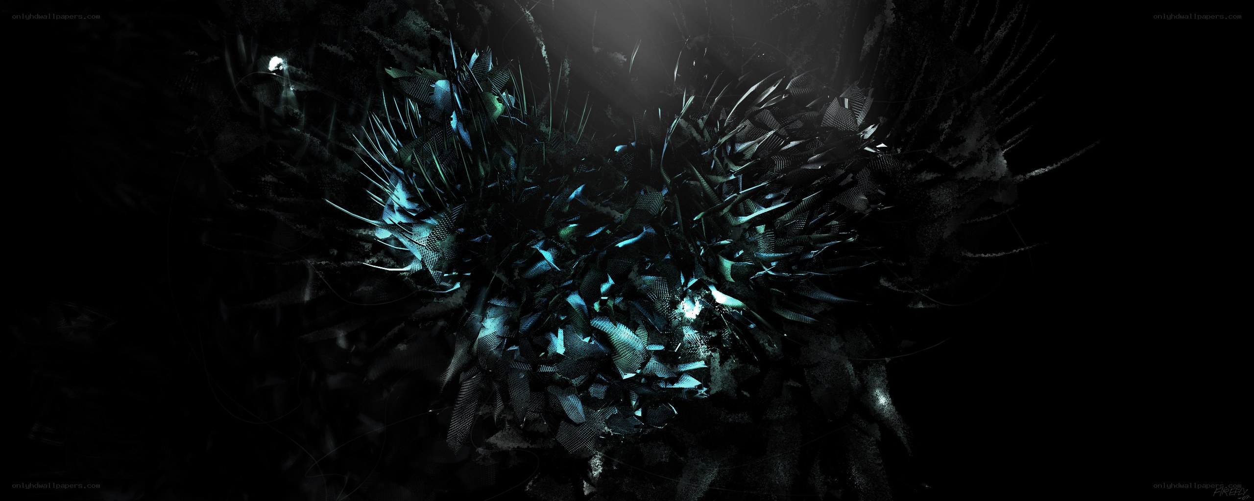 dark abstract digital art