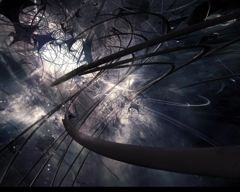 dark abstract digital art
