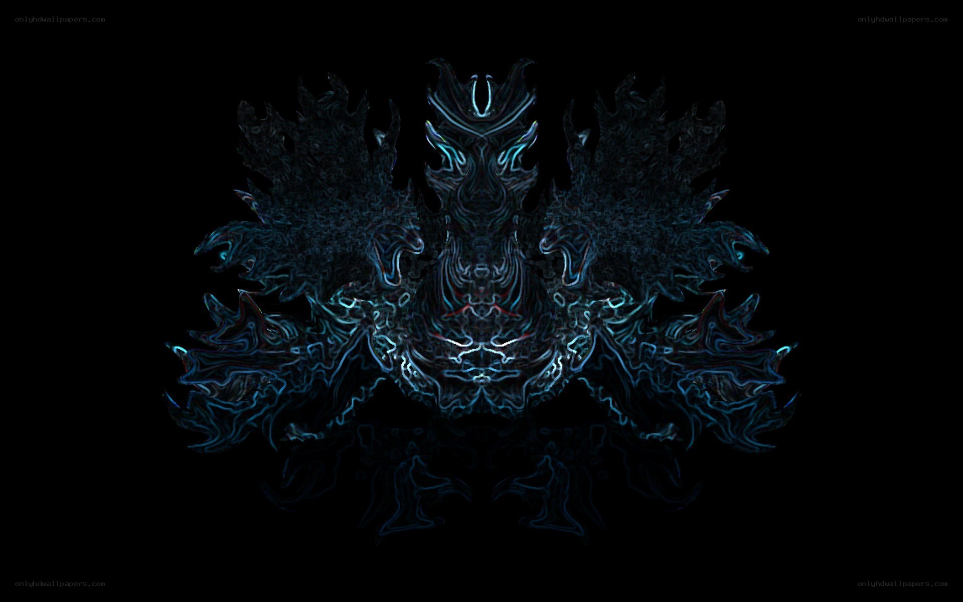 dark abstract digital art