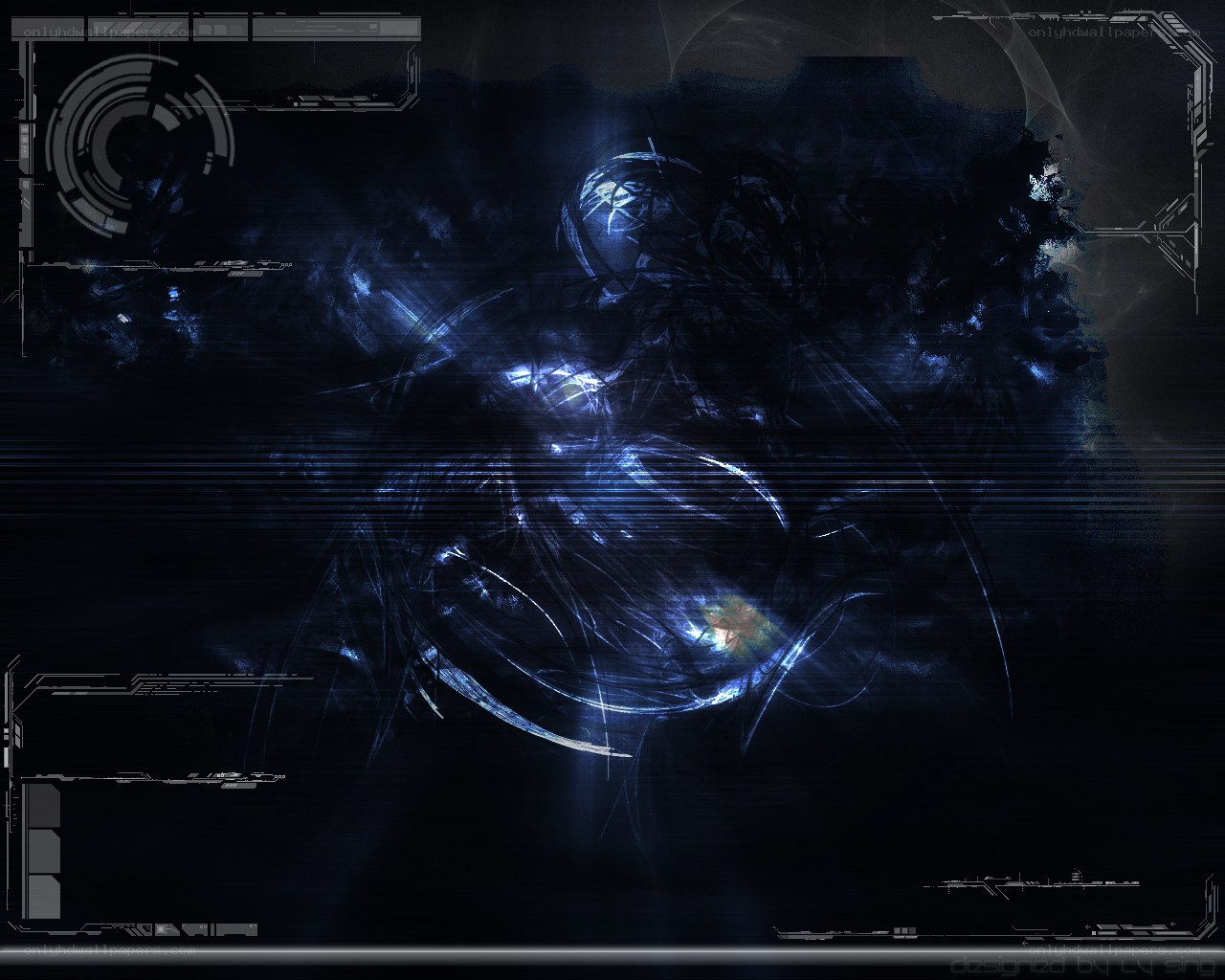 dark abstract digital artwork