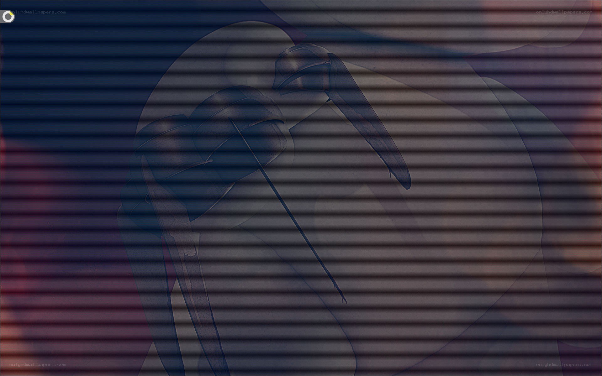 dark abstract figure