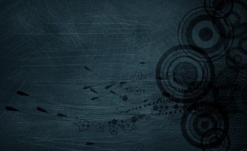 dark abstract floral design