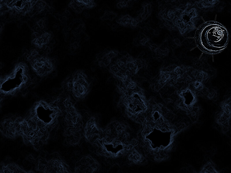 dark abstract fractal background