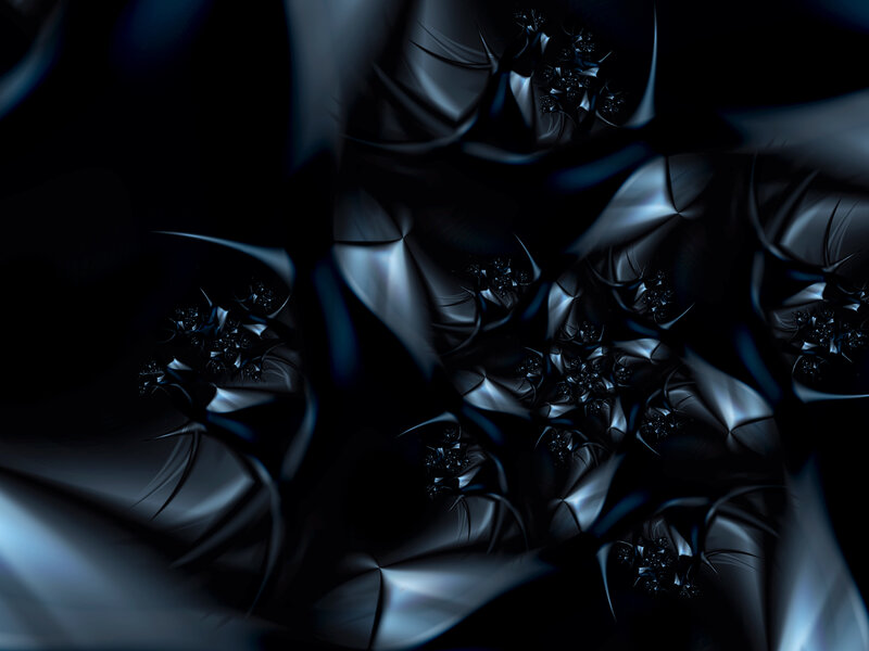 dark abstract fractal patterns