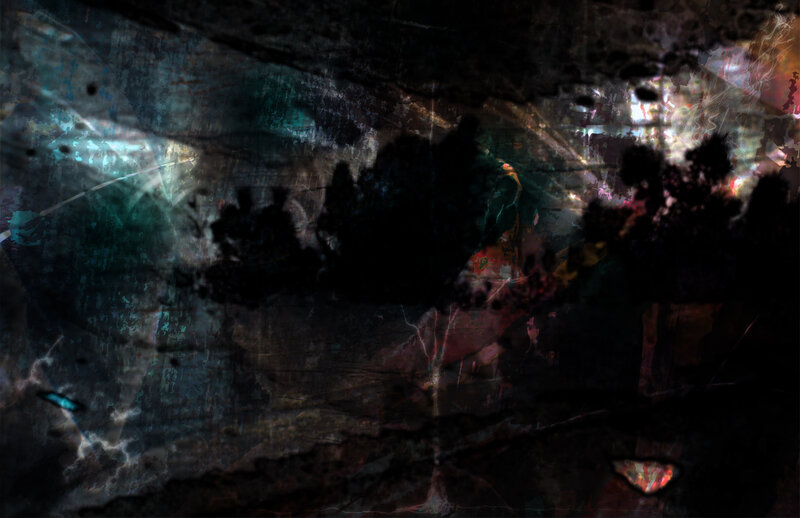 Dark Abstract Landscape
