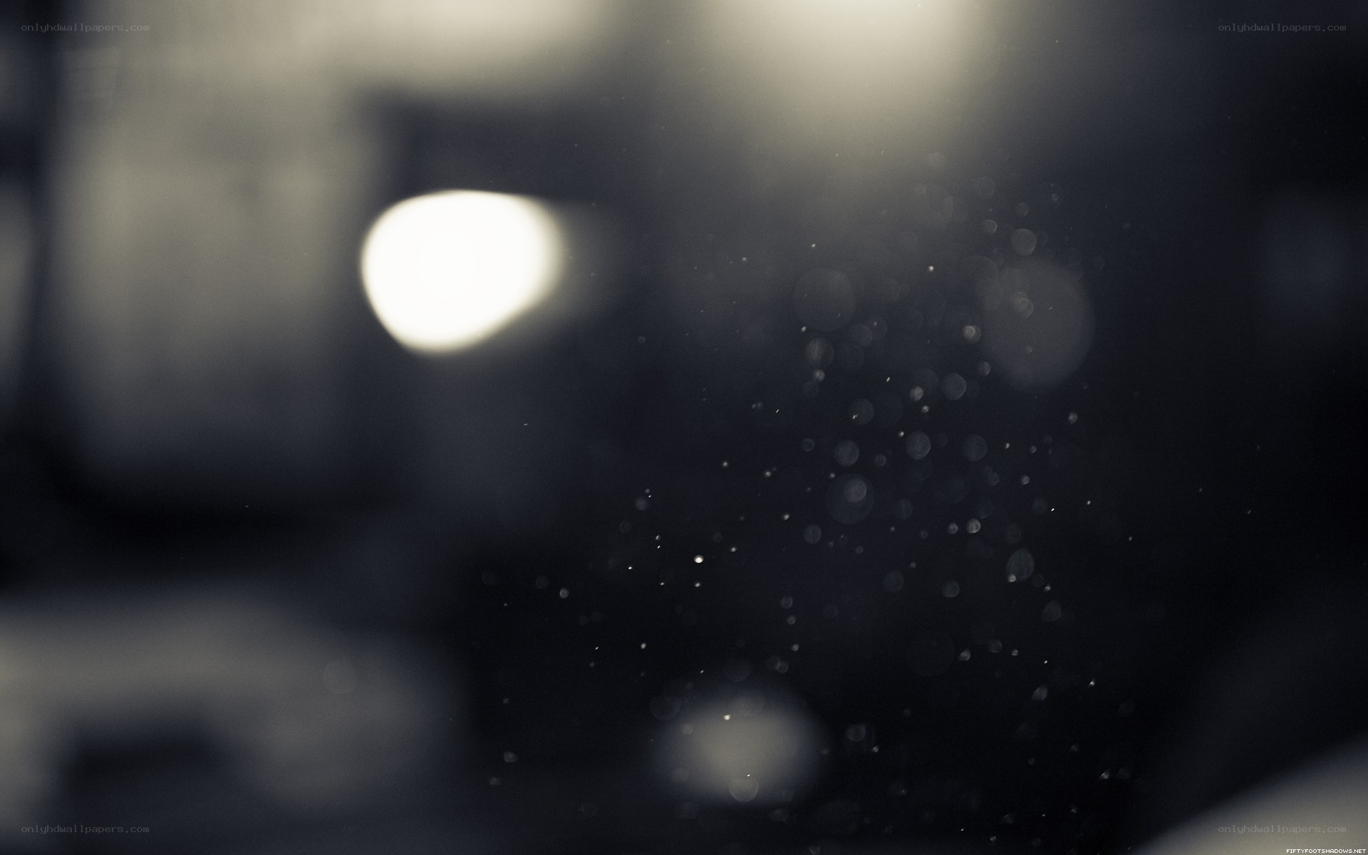 dark abstract light particles