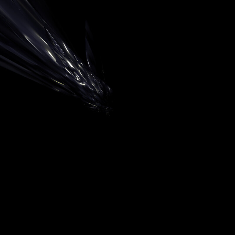 dark abstract liquid form