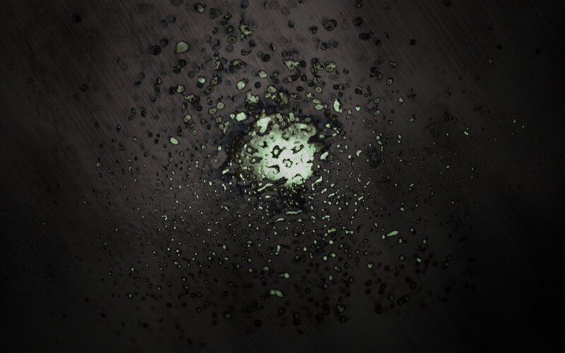 dark abstract particle burst