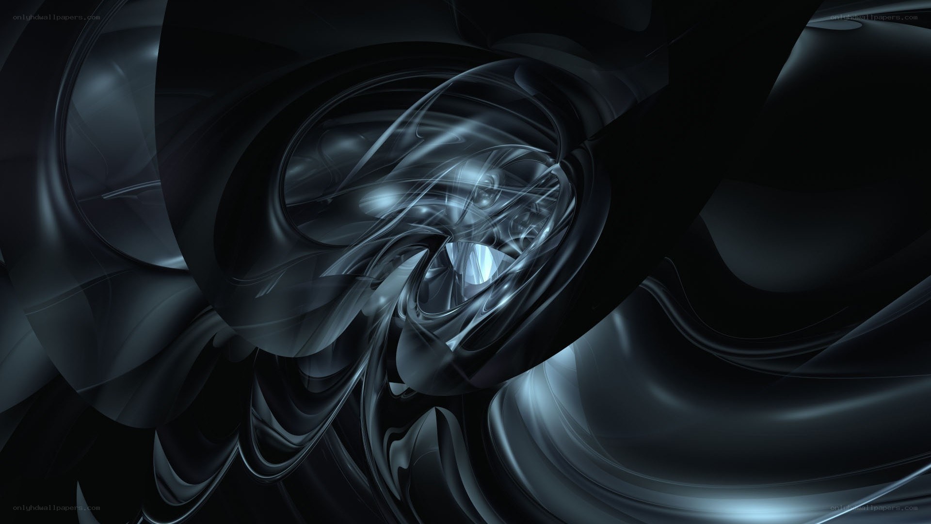 dark abstract swirls