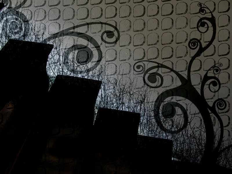dark abstract swirls